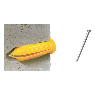Kit de 20 taquetes y 20 clavos 1" para muro falso (1207-03230) 