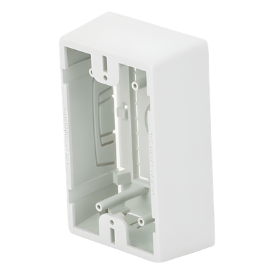 Caja de Montaje Superficial, Para Placas de Pared (Face Plates), Color Blanco - Imagen 4