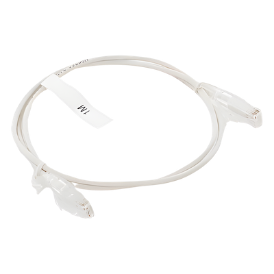 Cable de Parcheo Slim UTP Cat6 - 1 Metro (3.28 Pies), Blanco, Diámetro Reducido (28 AWG) - Imagen 7