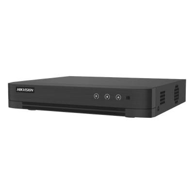 [Audio Bidireccional] DVR 8 Canales TurboHD + 2 Canales IP / 2 Megapixel (1080p) Lite / Acusense Lite (Evita Falsas Alarmas) / Audio por Coaxitron / 1 Bahia de Disco Duro / H.265+ / Salida de Vídeo Full HD