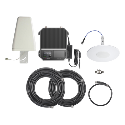 KIT Amplificador Office 200 4G LTE, 3G y VOZ con antena direccional. Especial para cubrir áreas de hasta 1600 Metros Cuadrados por ser de grado comercial e industrial. Soporta múltiples operadores, tecnologías y usuarios. - Imagen 3