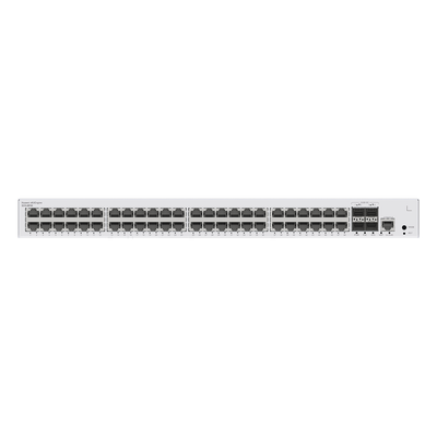 Switch de Distribución/Core Gigabit Administrable PoE Capa 3 / 48 puertos 10/100/1000 Mbps (PoE) / 4 Puertos 10GE SFP+ Uplink / ERPS / Rutas Estáticas / iStack / PoE Perpetuo / 380W / Administración Nube Gratis - Imagen 3