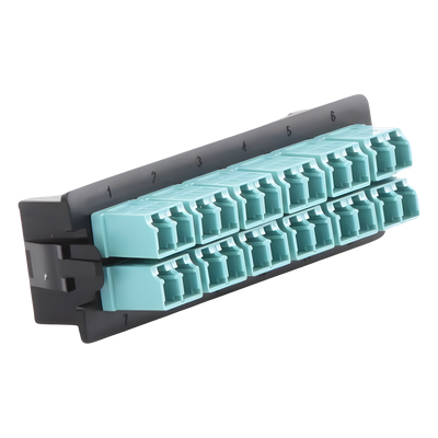 Placa Acopladora para Distribuidor de Fibra Óptica LP-ODF-8024, Incluye 12 Acopladores LC Duplex para Fibra Multimodo - Imagen 4