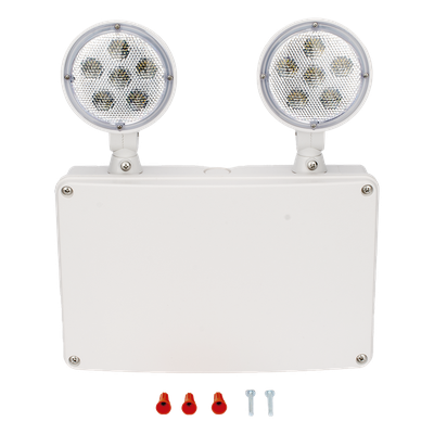 SFWMC / Luz de Emergencia LED / Montaje Universal Pared-Techo-Lateral / 600 lm / 3W / 120-277 VAC / Batería de Respaldo 6V 4.5Ah - Imagen 5