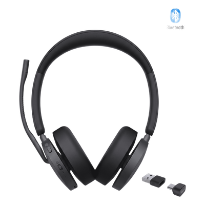 Auriculares estéreo Yealink BH74 edición MS / Bluetooth 5.3 con adaptador USB C&A / Cancelación activa de ruido / 65 horas de reproducción de música