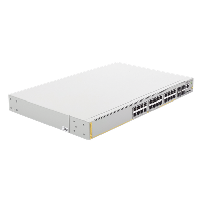 Switch PoE+ Administrable CentreCOM GS970M, Capa 3 de 24 Puertos 10/100/1000 Mbps + 4 SFP Gigabit, 370 W - Imagen 4
