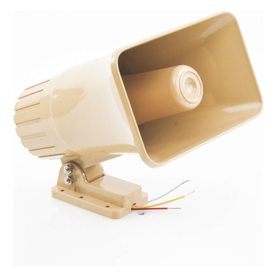 Sirena electrónica autónoma de dos tonos con bocina y controlador integrados para interior y exterior - Imagen 4