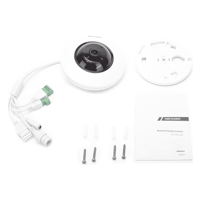 Mini Fisheye IP 5 Megapixel / Panorámica 180° - 360° / Microfono Integrado / 8 mts IR / Uso en Interior / PoE / Múltiples Vistas por iVMS-4200 / Alarmas I/O / Micro SD - Imagen 9