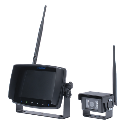 Sistema inalámbrico de reversa con cámara infrarroja y monitor de 7" táctil - Imagen 2