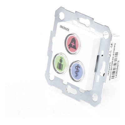 Modulo de 3 Botones iluminados para habitación de Hospital / Alarma / Cancelar y Código Azul / BUS RS485 / Compatible con NX0019/B, NX1021 Y NX0015 - Imagen 6