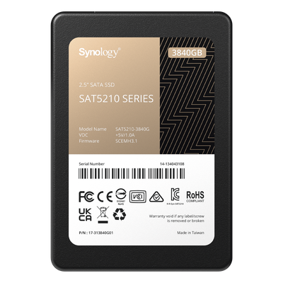3840 GB SSD , diseñada para Synology NAS