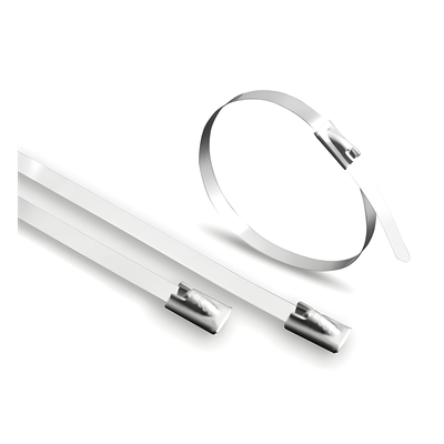 Cincho de Acero Inoxidable, 4.6 x 360 mm  (100pzs) (4100-02000)