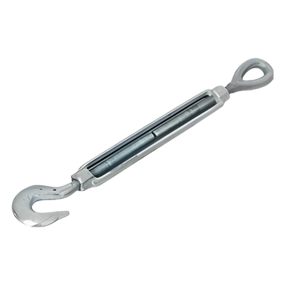 Tensor para Retenida Tipo OJO-GANCHO. Dimensiones 3/8" x 6", peso 0.360 Kg.