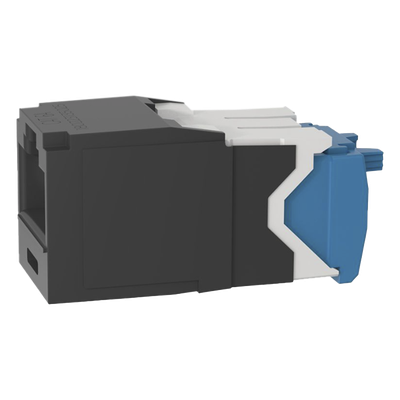 Conector Jack RJ45 Estilo TG, Mini-Com, Categoría 6A, de 8 Posiciones y 8 Cables, Color Negro - Imagen 4