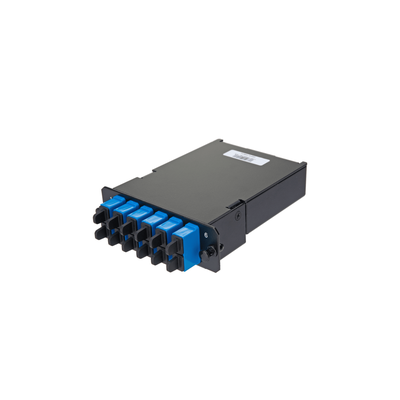 Placa Acopladora de Fibra Óptica FAP, Con 12 Pigtails y 6 Conectores SC Duplex (12 Fibras), Para Fibra Monomodo OS1/OS2, Color Azul - Imagen 4