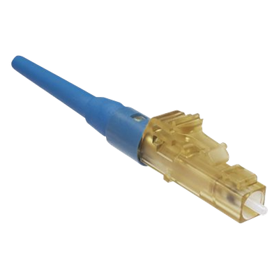 Conector de Fibra Óptica LC Simplex OptiCam, Monomodo 9/125 OS2, Pre-pulido, Color Azul - Imagen 4