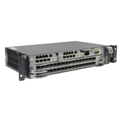 OLT GPON OptiXAccess Carrier Class con 1 tarjeta de 16 puertos GPON C++, 2 ranuraas, 1 fuente de alimentación AC, 2 UR