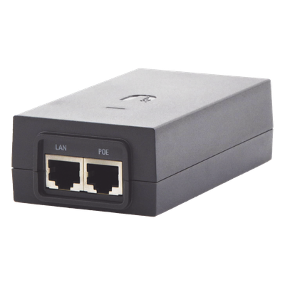 Adaptador PoE Ubiquiti de 50 VDC, 1.2 A puerto Gigabit para equipos airFiber