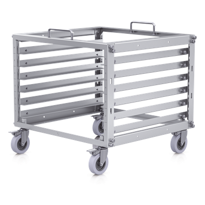 Rack Abierto 6U Compacto y Apilable sin Herramientas para Equipos UniFi, Ensamblaje Toolless, Ruedas con Seguro y Expansión a 12U con Kit de Apilado - Imagen 5