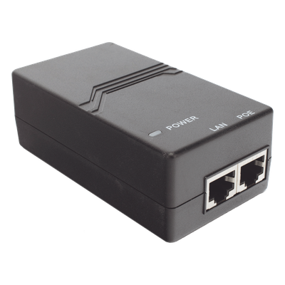 Inyector PoE / 802.3af 15W (50V 0.3A) / 2 Puertos Gigabit / Entrada Universal 100-240V AC / Conector IEC 60320 C5 / Detección Inteligente PD - Imagen 4