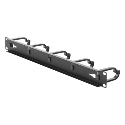 Organizador de Cables con 5 anillos, 1U, 19" Color negro - Imagen 3
