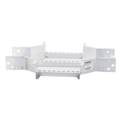 Derivación "X" Horizontal de Aluminio Perfil Z / Peralte 3 1/4" / Ancho 9"/ Radio 8" / Incluye Tornillería (CHXHEZ314R8X9AK) - Imagen 3