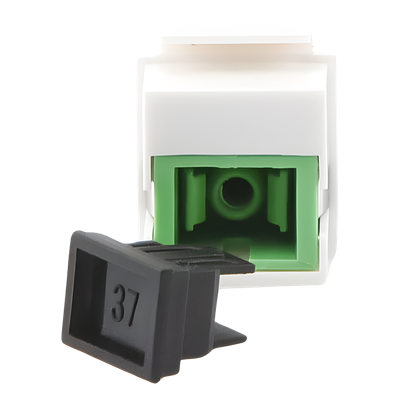 Acoplador Keystone de Fibra Óptica Monomodo SC/APC Simplex a SC/APC - Imagen 5