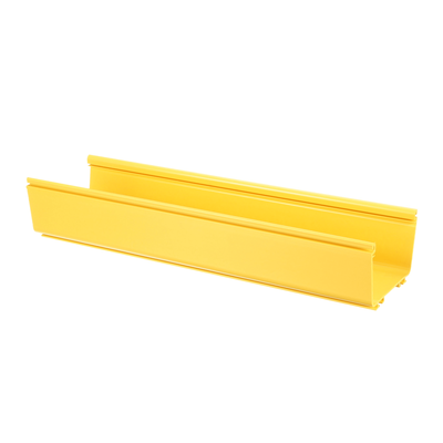 Canaleta FiberRunner™ 6X4, de PVC Rígido, Color Amarillo, 3 m de Largo - Imagen 4