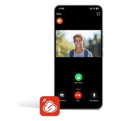 Licencia Permanente, Un Usuario Principal y 4 usuarios adicionales para App Fanvil Link , Monitoreo, Apertura Remota, Creación de Códigos QR