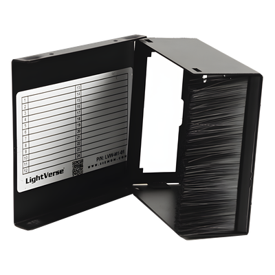 FIBER, ENCLOSURE, LIGHTVERSE, WALL MOUNT, FIXED ACCESS, 1 OPENING, BLACK