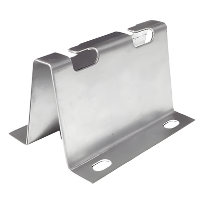 Soporte de piso falso directo, ideal para llegada a Rack, con acabado Electro Zinc 