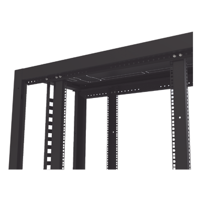 Gabinete Profesional para Telecomunicaciones de 45UR, 1200 mm Profundidad, Incluye 2 Organizadores Verticales de 45 Unidades de Rack, Se envía el Gabinete Armado. - Imagen 13