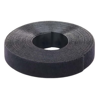 Rollo de Cinta de Contacto, de 15 Pies (4.5m) de Largo, 19.1 mm de Ancho, Color Negro - Imagen 5