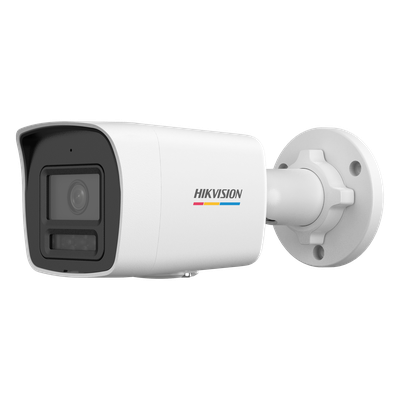 [ColorVu 3.0 + MD 3.0] Bala IP 6 Megapixel / Lente 2.8 mm / 30 mts IR + 30 mts Luz Blanca / Micrófono Integrado / Motion Detection 3.0 / Exterior IP67 / WDR 120 dB / PoE / Micro SD 