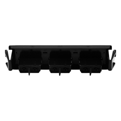Placa Acopladora de Fibra Óptica Quick-Pack, Con 3 Conectores SC Duplex (6 Fibras), Negro - Imagen 6