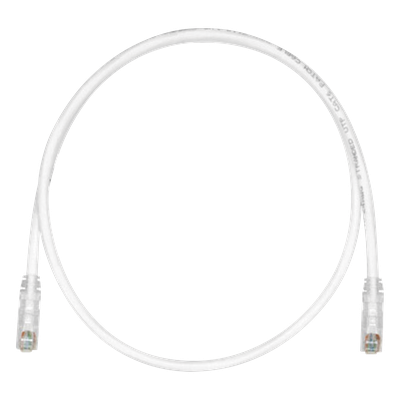 Cable de Parcheo TX6, UTP Cat6, 24 AWG, CM, Color Blanco Mate, 0.91 Metros (3 Pies)