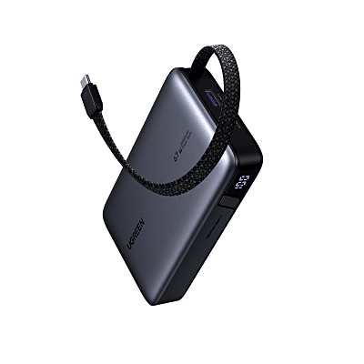 Power Bank 20000mAh / 67W USB-C con Cable Integrado / 1C1A / PD3.0 PPS QC4.0 / Batería 72Wh Li-ion 21700 / Carga Rápida 65W / PC+ABS V-0 - Imagen 3