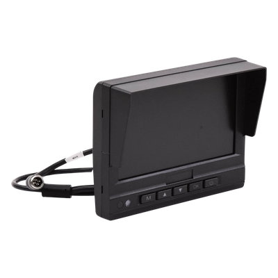 Monitor y Botones de 7" LCD / Compatible con DVR Móvil HIKVISION / Conector Tipo Aviación - Imagen 3
