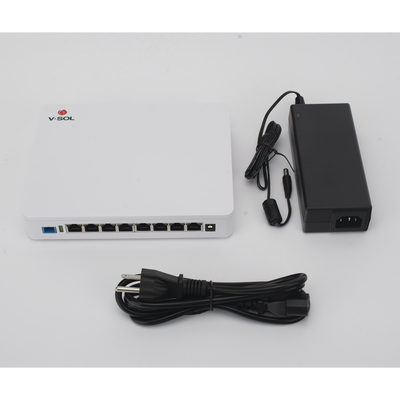 ONU Dual EPON/GPON / 8 Puertos PoE 802.3at Gigabit / Wi-Fi Doble banda 2.4 y 5 GHz / 1 Puerto SC/UPC - Imagen 6