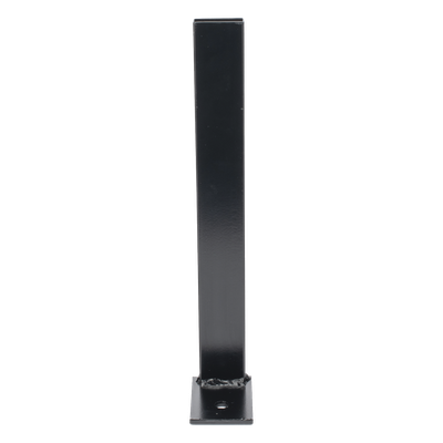 Pies Base para Escalera Tubular de 1.5" de Peralte y 12" de Ancho, Acabado con Pintura Epóxica Color Negro, Ideal para la Fijación de la Estructura al Suelo o Superficies de Apoyo - Imagen 5