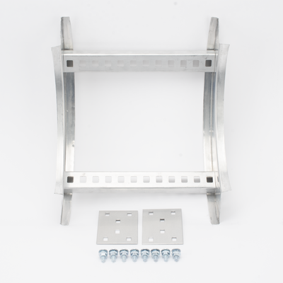 Curva Vertical Interior de Aluminio de 90° Perfil Z / Peralte 3 1/4" / Ancho 12" / Radio 8" / Incluye Tornillería (CHVI90EZ314R8X12AK) - Imagen 3