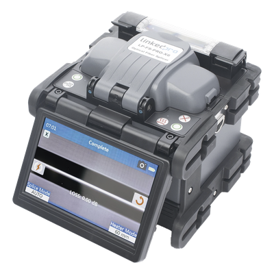 Fusionadora de Fibra Óptica Multimodo y Monomodo / Alineación por Núcleo / 6 Motores para Mejor Precisión en el Empalme / Capacitación Remota Gratuita