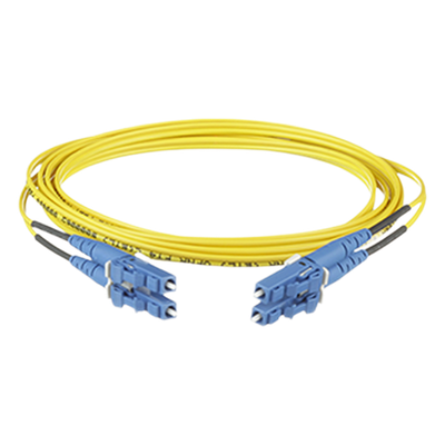 Jumper de Fibra Óptica Monomodo 9/125 OS2 / LC-LC Dúplex / OFNR Riser / LSZH / 5 m (16.40 pies)