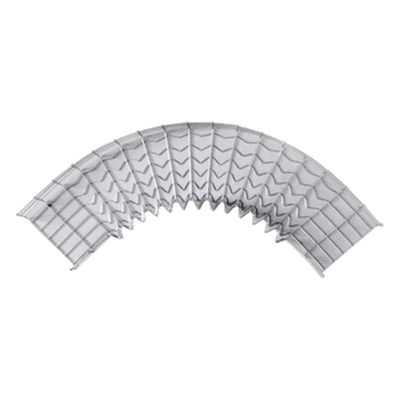 Curva Pre-Fabricada Horizontal de 90° con medidas de 105 mm de Peralte y 200 mm Ancho (105/200 mm)