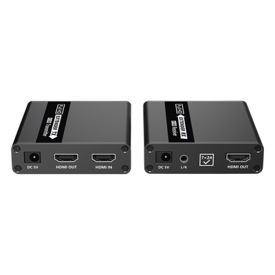 Kit extensor KVM (HDMI y USB) | 40m a 4k@30Hz | 70m a 1080P@60Hz | Cat 6, 6a y 7 | CERO LATENCIA | HDR | Salida Loop | Salida de audio de 3.5mm | - Imagen 5
