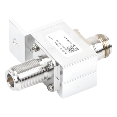 Protector Coaxial RF / 125-1000 MHz / 50 Ω / Conectores N Hembra / Bloqueo DC / 40 kA - Imagen 9