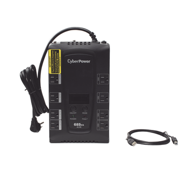 UPS de 685 VA/390 W, Topología Línea Interactiva, Entrada 120 Vca NEMA 5-15P, Tipo Gabinete Compacto, Con 8 Tomas NEMA 5-15R - Imagen 6