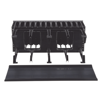 Organizador de Cables Horizontal NetManager de Alta Densidad, Doble (Frontal y Posterior), Para Rack de 19in, 4UR - Imagen 5
