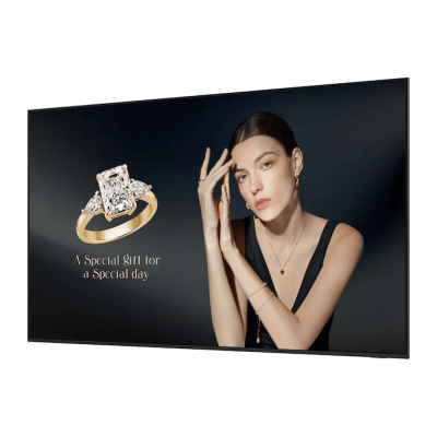 Pantalla Profesional Neo QLED 115" Resolucion 4K / Panel VA / Brillo 1,000 nit / Dimensiones 2.56m largo x 1.46 m de alto / Uso 24/7 / HDMI 2.1 / DisplayPort 1.4 / WiFi-Bluetooth / compatible con VXT - Imagen 5