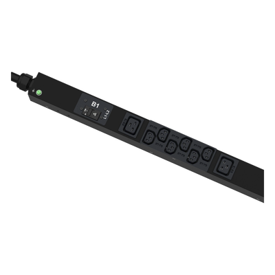 PDU Monitoreable (MI) para Distribución de Energía, Enchufe de Entrada NEMA L21-30P, Con 18 Salidas C13 y 6 C19, de Instalación Vertical, 208 Vca, 30 Amp - Imagen 4